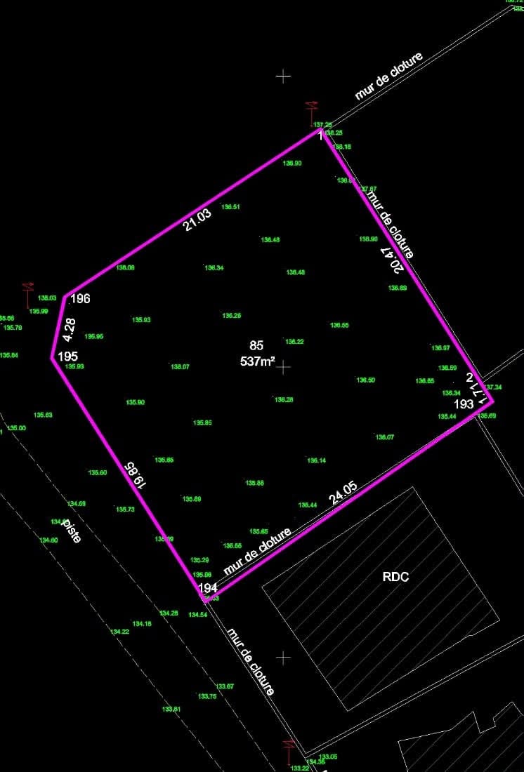 A VENDRE – TERRAIN À JARDINS D’EL MENZAH 2 