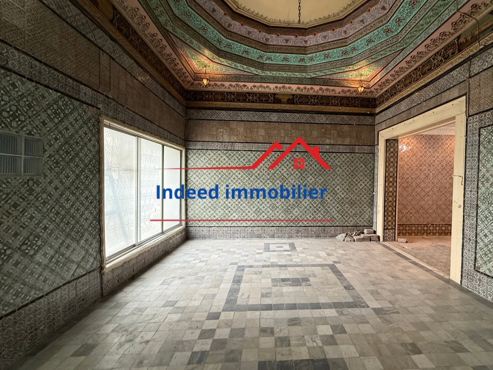 À VENDRE – MAISON AUTHENTIQUE DANS LA MÉDINA DE TUNIS