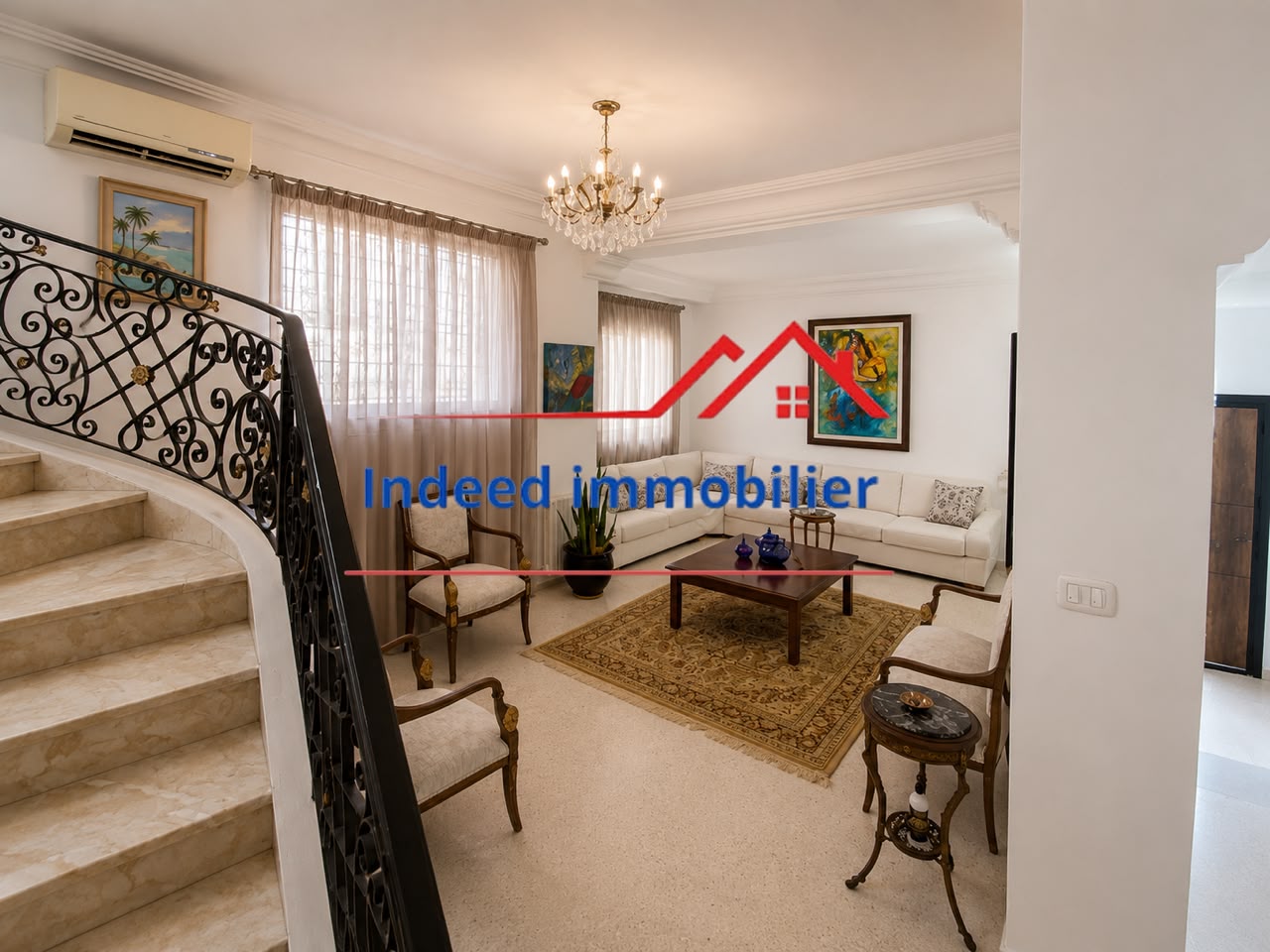  À VENDRE – Magnifique Villa S+5 à El Manar 2 
